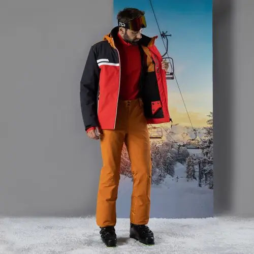 Chaqueta Hombre Color Block Ski