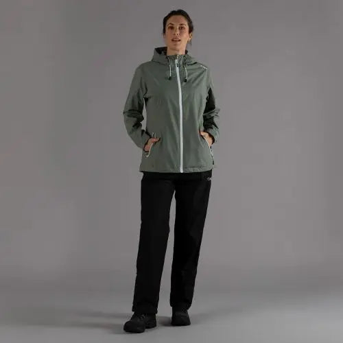 Chaqueta Mujer Fix Hood Waterproof Ripstop