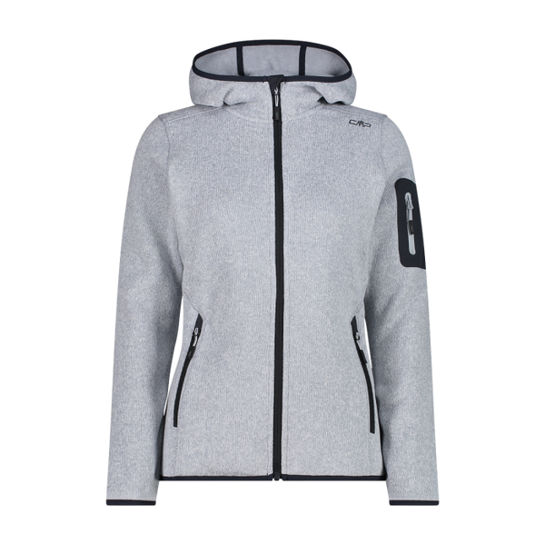 Polar Mujer Mélange Knit-Tech hooded Heavy