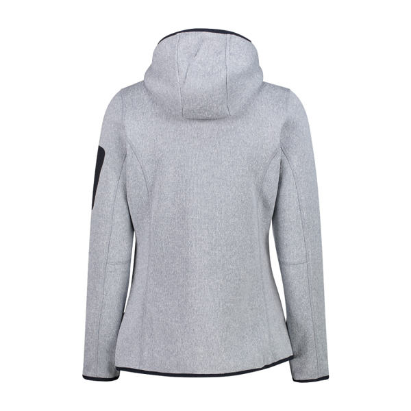 Polar Mujer Mélange Knit-Tech hooded Heavy