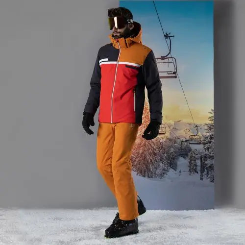 Chaqueta Hombre Color Block Ski