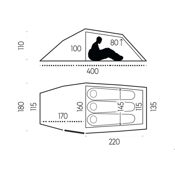 Carpa Abisko Shape 3