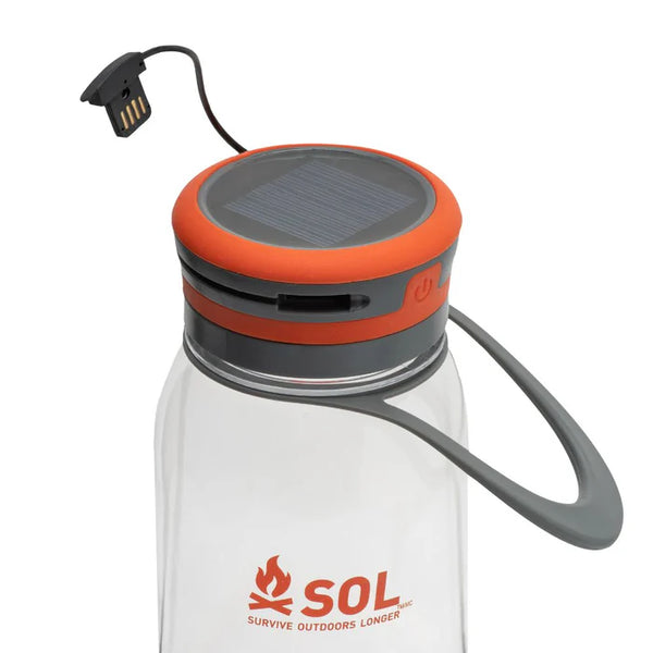 Botella Solar Linterna Recargable