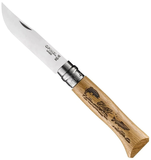 Cuchillo N°8 Stainless Steel Animalia Trucha