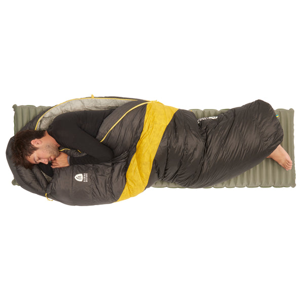 Sierra Designs Nitro - Saco de dormir plegable de 0 grados 800 - Saco de  dormir ultraligero de plumón para mochileros y acampar para hombres y  mujeres